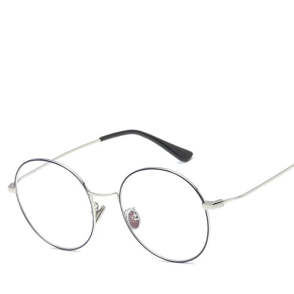 sunglasses korean version of the vintage round frame glasses men and women fashion metal myopia anti-blue lens, White;black
sunglasses korean version of the vintage round frame glasses men and women fashion metal myopia anti-blue lens, White;black