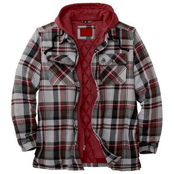 men's jackets men winter plaid coats hooded male warm parkas thick outwear overall fashional clothing casual slim fit jacket, Black;brown
men's jackets men winter plaid coats hooded male warm parkas thick outwear overall fashional clothing casual slim fit jacket, Black;brown
