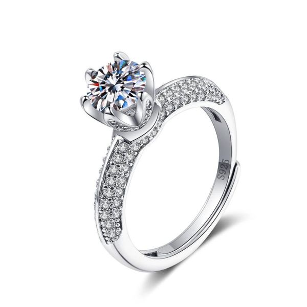 cluster rings moissanite one ring for women all-match jewelry s925 silver diamond adjustable birthday festival lovers gift, Golden;silver
cluster rings moissanite one ring for women all-match jewelry s925 silver diamond adjustable birthday festival lovers gift, Golden;silver