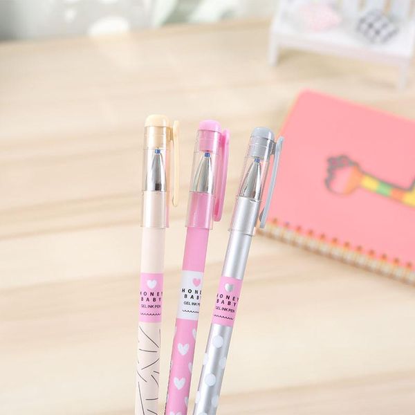 gel pens 1 pcs heart dots office pen 0.5 mm erasable refill black/blue ink stationery writing tools
gel pens 1 pcs heart dots office pen 0.5 mm erasable refill black/blue ink stationery writing tools