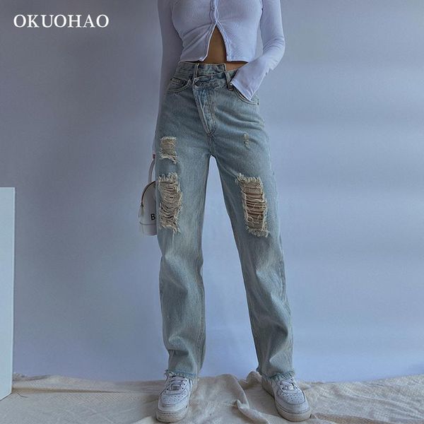women's jeans lrregular high waisted mom ripped women straight street full length denim pants baggy trousers female 2021 fashion, Blue
women's jeans lrregular high waisted mom ripped women straight street full length denim pants baggy trousers female 2021 fashion, Blue