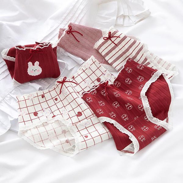 strawberry girl panties red underwear plaid briefs striped cotton lingerie soft comfortable panty, Camo
strawberry girl panties red underwear plaid briefs striped cotton lingerie soft comfortable panty, Camo
