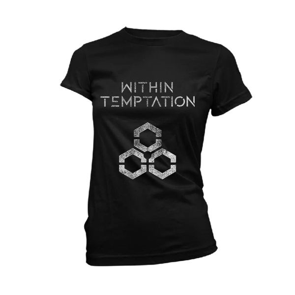 ladies within temptation unity official women women t-shirt, White;black
ladies within temptation unity official women women t-shirt, White;black