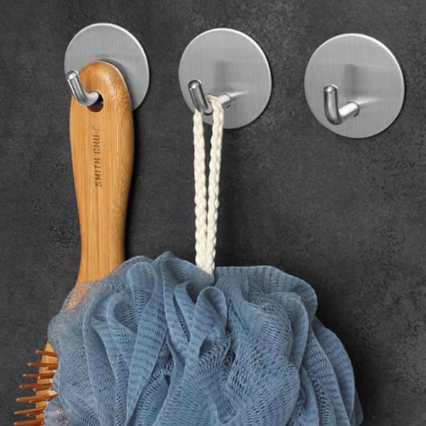 hooks & rails stainless steel wall hook self adhesive sticky kitchen home bathroom bath ball key bag coat hanger storage hanging holder rack
hooks & rails stainless steel wall hook self adhesive sticky kitchen home bathroom bath ball key bag coat hanger storage hanging holder rack
