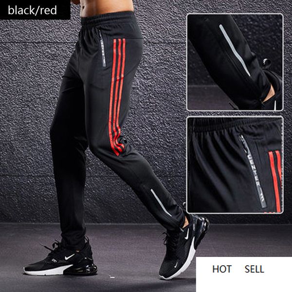 sport pants men running with zipper pockets training and joggings fitness for men, Black;blue
sport pants men running with zipper pockets training and joggings fitness for men, Black;blue