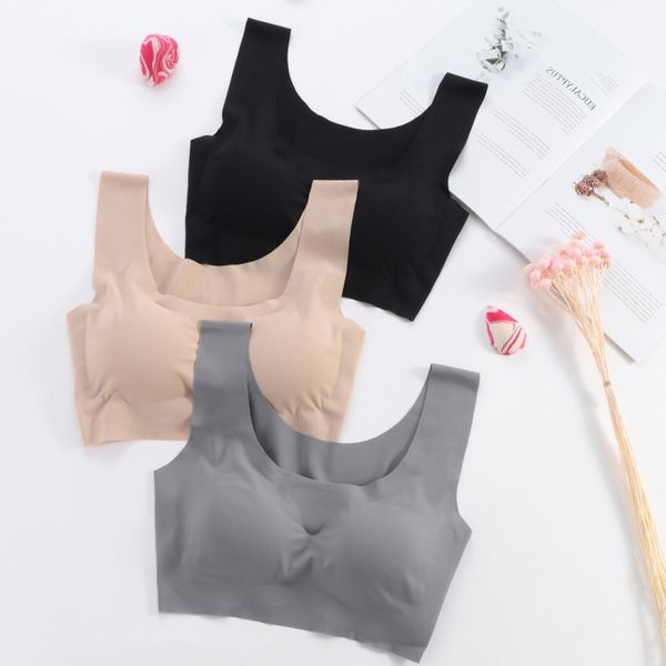 lingerie girl shangpin generation traceless ice silk underwear women's gathered without steel ring sleeping bra yoga vest sports, Black;pink
lingerie girl shangpin generation traceless ice silk underwear women's gathered without steel ring sleeping bra yoga vest sports, Black;pink