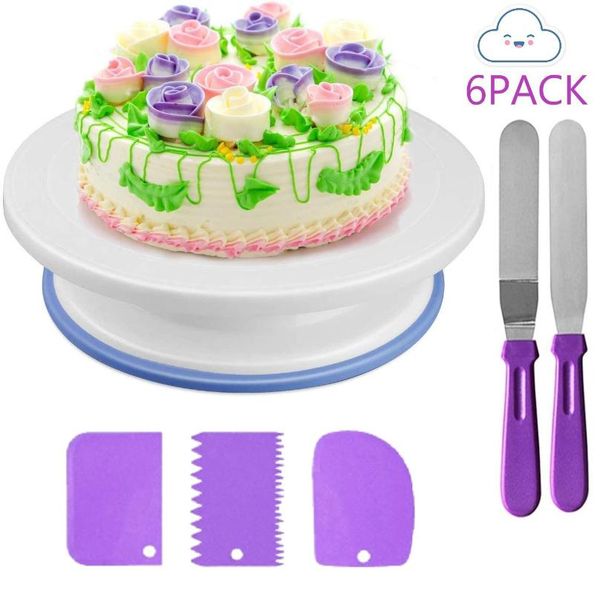 baking & pastry tools very cake decorating tool set suitable for beginners 1 non-slip turntable 2 purple spatula 3 scraper
baking & pastry tools very cake decorating tool set suitable for beginners 1 non-slip turntable 2 purple spatula 3 scraper