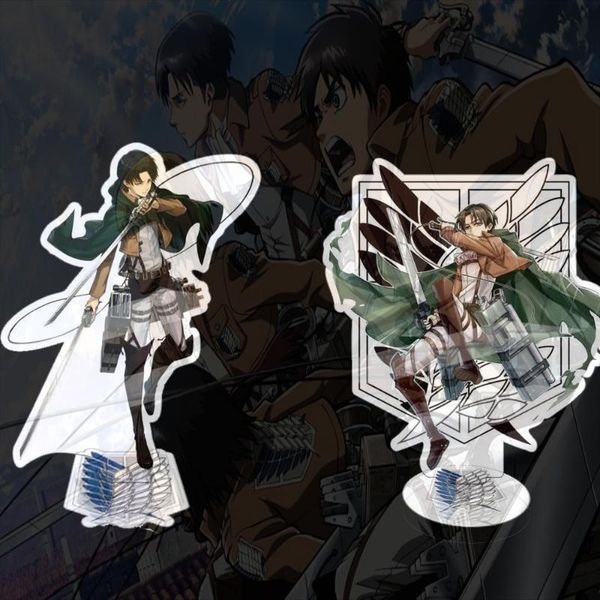 keychains anime attack on titan figure acrylic stand model toy levi ackerman action figures decoration fans lovers birthday collcet gifts, Silver
keychains anime attack on titan figure acrylic stand model toy levi ackerman action figures decoration fans lovers birthday collcet gifts, Silver