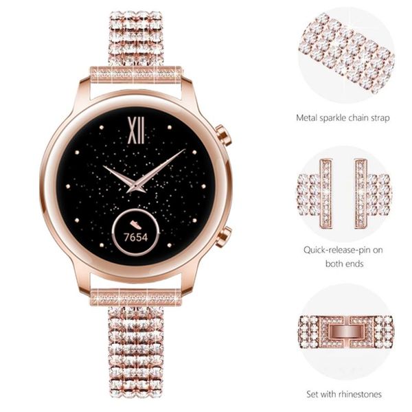 watch bands women diamond metal wrist strap for honor magic 2 42/46mm watchband bracelet es/gs pro stainless steel band 20/22mm, Black;brown
watch bands women diamond metal wrist strap for honor magic 2 42/46mm watchband bracelet es/gs pro stainless steel band 20/22mm, Black;brown