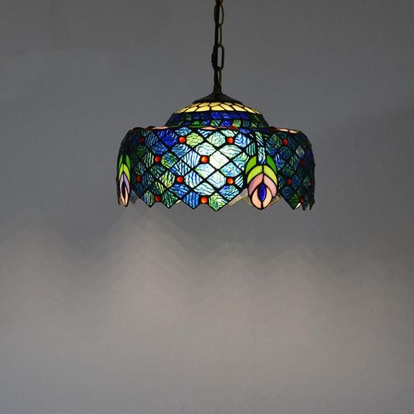 creative blue peacock color chandelier retro led glass lamp living room bedroom tiffany eye protection decorative lighting pendant lamps
creative blue peacock color chandelier retro led glass lamp living room bedroom tiffany eye protection decorative lighting pendant lamps