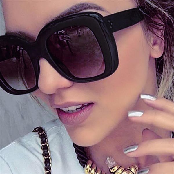 fashion square sunglasses women trend rivet oversized sun glasses for travel vintage sunglass female shades uv400, White;black
fashion square sunglasses women trend rivet oversized sun glasses for travel vintage sunglass female shades uv400, White;black
