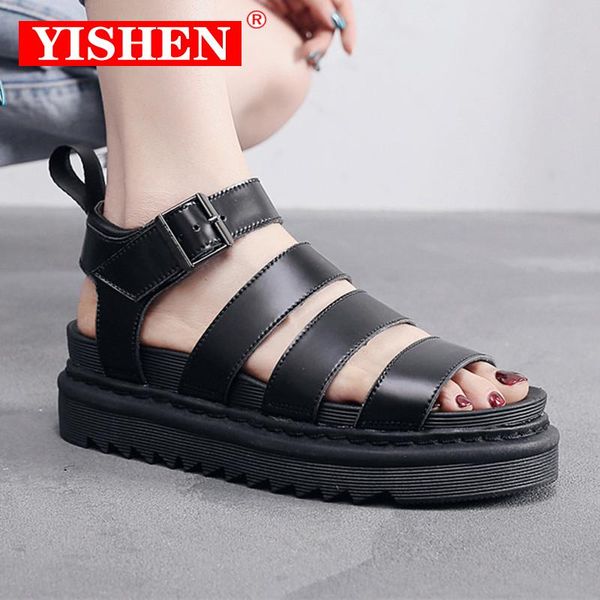 dress shoes yishen 2021 summer sandals woman flats platform women soft leather casual open toe thick bottom wedges, Black
dress shoes yishen 2021 summer sandals woman flats platform women soft leather casual open toe thick bottom wedges, Black
