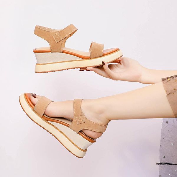 new cowhide fashion belt, sandals, heel, platfo thick bottom, imitation frosted platform, one-word buckle water and more slope comforta usqp
new cowhide fashion belt, sandals, heel, platfo thick bottom, imitation frosted platform, one-word buckle water and more slope comforta usqp