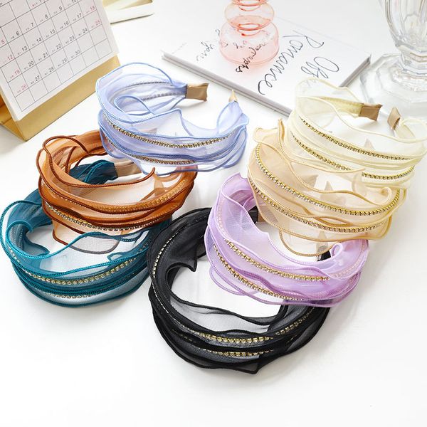 2021 fashion handmade lace rhinestone spring women hair bands hoop vintage headband luxurious hair accessories, Silver
2021 fashion handmade lace rhinestone spring women hair bands hoop vintage headband luxurious hair accessories, Silver
