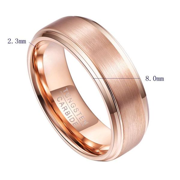 wedding rings classic rose golden 8mm matte surface mens tungsten steel engagement ring men metal love fashion jewelry, Slivery;golden
wedding rings classic rose golden 8mm matte surface mens tungsten steel engagement ring men metal love fashion jewelry, Slivery;golden