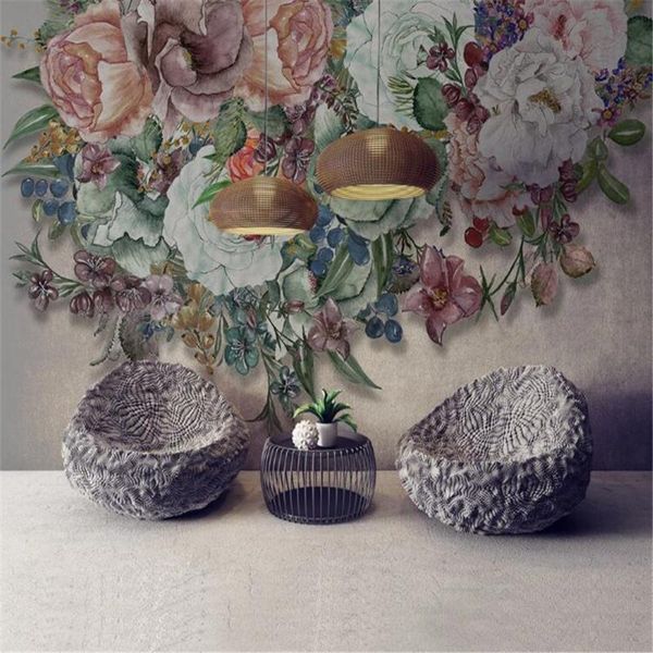 milofi customized 3d printing wallpaper mural european modern retro nostalgic hand-painted flower tv background wall wallpapers
milofi customized 3d printing wallpaper mural european modern retro nostalgic hand-painted flower tv background wall wallpapers