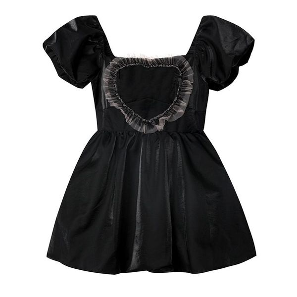 casual dresses love lace splicing puff sleeve dress women french sweet vintage ball gown 2021 summer high waist kawaii lolita girl, Black;gray
casual dresses love lace splicing puff sleeve dress women french sweet vintage ball gown 2021 summer high waist kawaii lolita girl, Black;gray