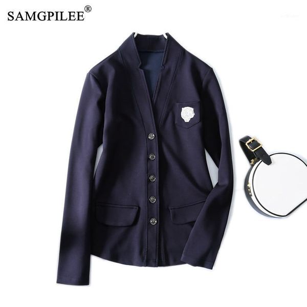 women's jackets winter 2021 coats embroidered pattern stand collar long sleeved stretch slim short autumn for women outerwear, Black;brown
women's jackets winter 2021 coats embroidered pattern stand collar long sleeved stretch slim short autumn for women outerwear, Black;brown