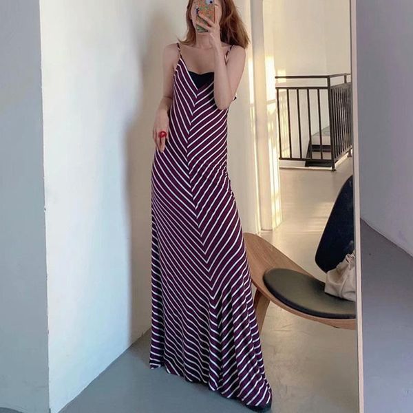 casual dresses plus size women dress summer 2021 striped strapless maxi for long lady clothers, Black;gray
casual dresses plus size women dress summer 2021 striped strapless maxi for long lady clothers, Black;gray