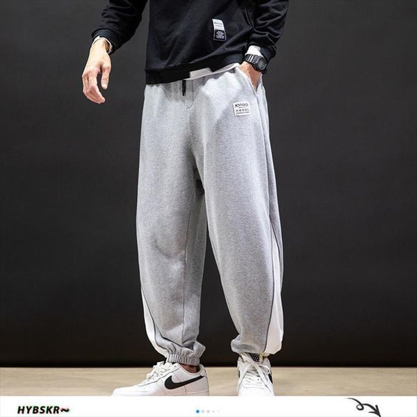 hybskr hip hop streetwear women pants sweatpants japanese patchwork man casual long elastic waist mens loose cotton trousers, Black
hybskr hip hop streetwear women pants sweatpants japanese patchwork man casual long elastic waist mens loose cotton trousers, Black