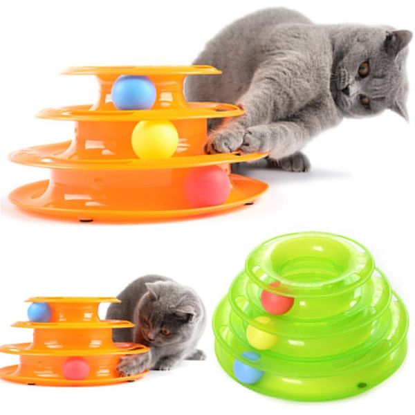 cat toys drop funny pet crazy ball disk interactive amusement plate play disc trilaminar turntable intelligence toy
cat toys drop funny pet crazy ball disk interactive amusement plate play disc trilaminar turntable intelligence toy