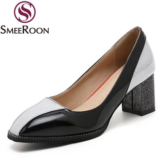 smeeroon square toe and heels 2021 elegant mixed colors dress shoes woman high thick convenient women's ladies pumps, Black
smeeroon square toe and heels 2021 elegant mixed colors dress shoes woman high thick convenient women's ladies pumps, Black