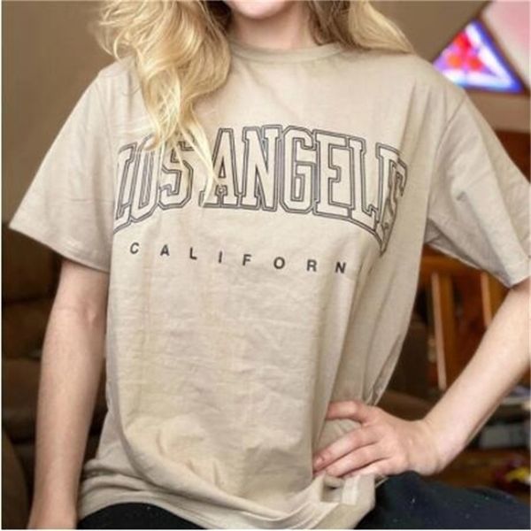 summer california slogan printed women cotton tshirts khaki begie round neck short sleeve loose ins fashion t shirt 210512, White
summer california slogan printed women cotton tshirts khaki begie round neck short sleeve loose ins fashion t shirt 210512, White