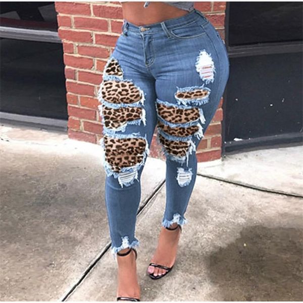plus size leopard patchwork ripped skinny ankle length jeans 5xl streetwear vintage stretchy riped baggy indie denim pants, Blue
plus size leopard patchwork ripped skinny ankle length jeans 5xl streetwear vintage stretchy riped baggy indie denim pants, Blue