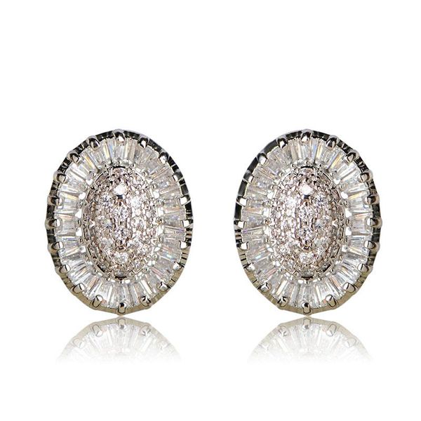 stud blucome oval shape exquisite zircon earrings silver color handmade copper jewelry accessories for women bijoux, Golden;silver
stud blucome oval shape exquisite zircon earrings silver color handmade copper jewelry accessories for women bijoux, Golden;silver