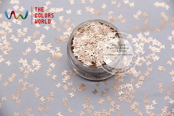 pearlescent light gold colors butterfly shape 3.0mm size glitter for nail art gel makeup or diy decoration1, Silver;gold
pearlescent light gold colors butterfly shape 3.0mm size glitter for nail art gel makeup or diy decoration1, Silver;gold
