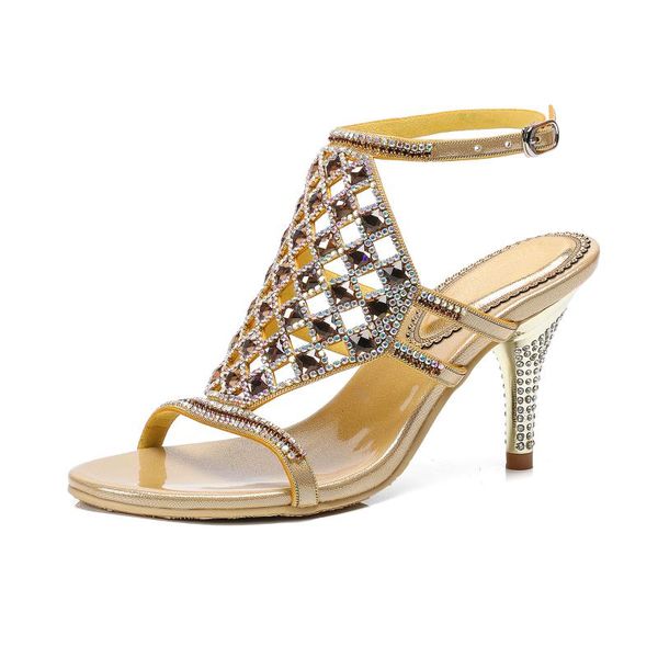 women sandals high heels summer thin heel rhinestone peep toe party shoes wedding diamond buckle, Black
women sandals high heels summer thin heel rhinestone peep toe party shoes wedding diamond buckle, Black