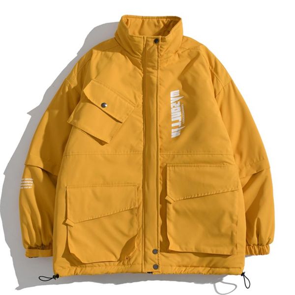 men's jackets multi-pocket tooling coat men women streetwear jacket 2021 winter harajuku, Black;brown
men's jackets multi-pocket tooling coat men women streetwear jacket 2021 winter harajuku, Black;brown