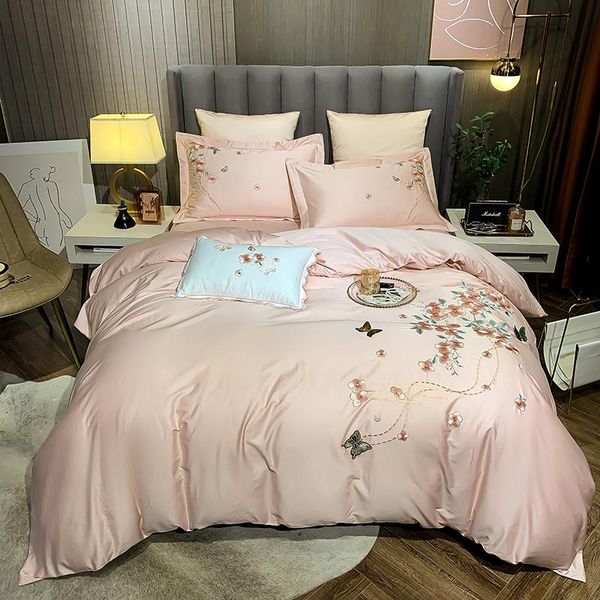 bedding sets luxury floral butterfly embroidery 100% egyptian cotton duvet home pillowcases double set bed cover linen textile
bedding sets luxury floral butterfly embroidery 100% egyptian cotton duvet home pillowcases double set bed cover linen textile