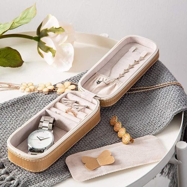 delicate small rectangle jewelry storage box pu leather organizer travel carrying case portable watch earrings zipper container boxes & bins
delicate small rectangle jewelry storage box pu leather organizer travel carrying case portable watch earrings zipper container boxes & bins