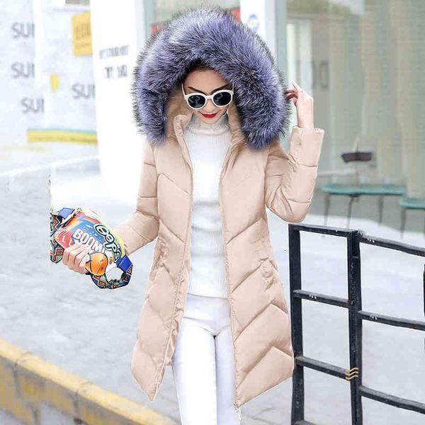women's & women parkas for female fashion down jacket with a hood large faux fur collar ladies coat warm winter outwear, Black
women's & women parkas for female fashion down jacket with a hood large faux fur collar ladies coat warm winter outwear, Black
