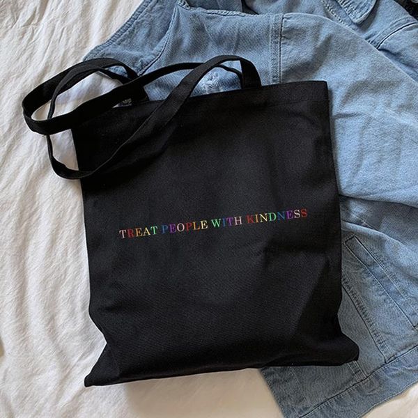evening bags treat people with kindness letter casual fashion canvas big capacity harajuku women fun vintage shoulder bag
evening bags treat people with kindness letter casual fashion canvas big capacity harajuku women fun vintage shoulder bag