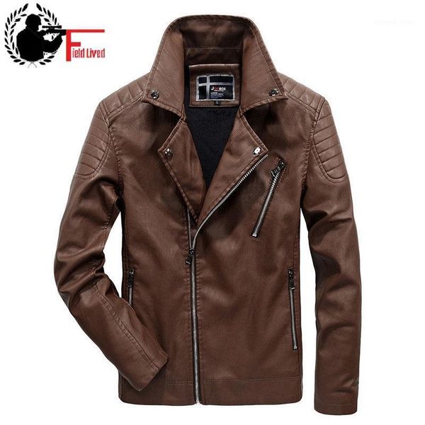 men's fur & faux leather jacket winter fashion motorcycle pu velvet zipper biker male outerwear coat punk plus size 5xl 6xl, Black
men's fur & faux leather jacket winter fashion motorcycle pu velvet zipper biker male outerwear coat punk plus size 5xl 6xl, Black
