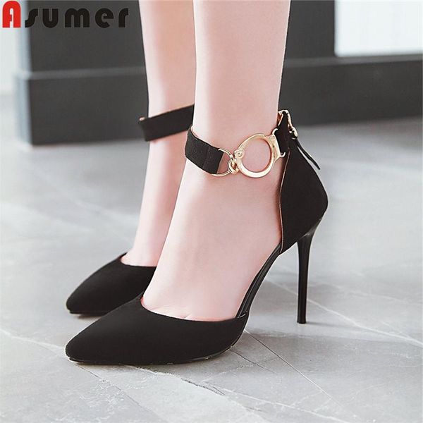 pumps women shoes pointed toe shallow high heels flock prom wedding female plus size dress, Black 
pumps women shoes pointed toe shallow high heels flock prom wedding female plus size dress, Black