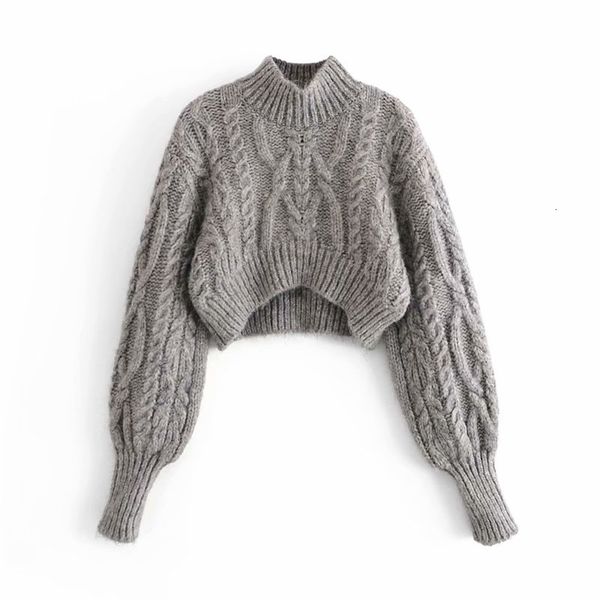 women's shorts elegant women grey twist sweaters fashion ladies turtleneck knitted streetwear female chic solid short pullove, White;black
women's shorts elegant women grey twist sweaters fashion ladies turtleneck knitted streetwear female chic solid short pullove, White;black