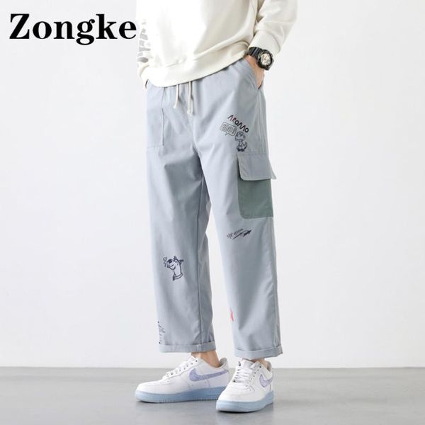 men's pants zongke 2021 casual cargo men trousers joggers sweatpants hip hop streetwear male plus size m-5xl, Black
men's pants zongke 2021 casual cargo men trousers joggers sweatpants hip hop streetwear male plus size m-5xl, Black