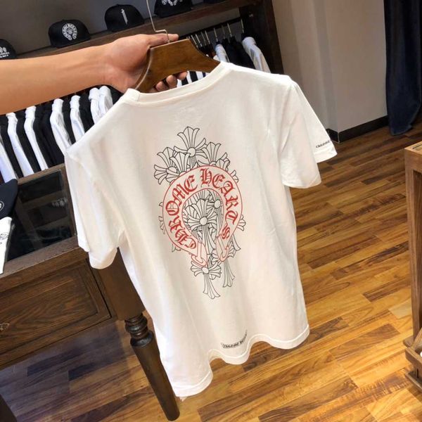 chao brand ch crosin short sleeve t-shirt printed loose cotton t-shirt for men and women with same pair round neck half sleeve t-shirt dqjv, White;black
chao brand ch crosin short sleeve t-shirt printed loose cotton t-shirt for men and women with same pair round neck half sleeve t-shirt dqjv, White;black