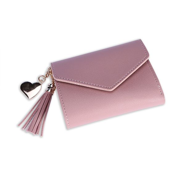 cute girls mini tassel loving heart pendant bag short leather card bag wallet for women, Red;black
cute girls mini tassel loving heart pendant bag short leather card bag wallet for women, Red;black