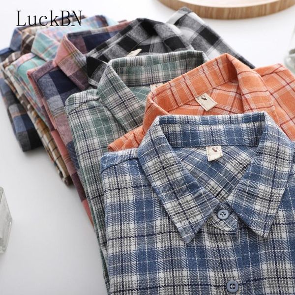 fashion women plaid shirt chic checked autumn blouse long sleeve casual print shirts loose cotton blusas mujer de moda 2021 women's bl, White
fashion women plaid shirt chic checked autumn blouse long sleeve casual print shirts loose cotton blusas mujer de moda 2021 women's bl, White