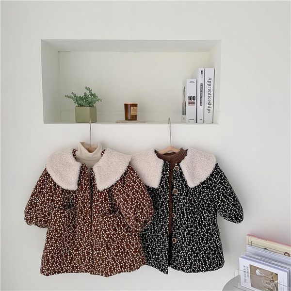 down coat girls long cotton padded jacket 2021 winter korean baby floral fur collar thick warm, Blue;gray
down coat girls long cotton padded jacket 2021 winter korean baby floral fur collar thick warm, Blue;gray