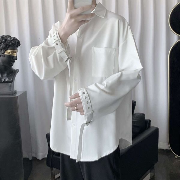 men's casual shirts shirtdrop men's fashion ruffian design feeling long sleeve shirt korean casual fkd4, White;black
men's casual shirts shirtdrop men's fashion ruffian design feeling long sleeve shirt korean casual fkd4, White;black