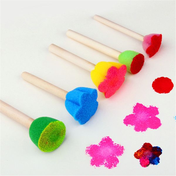 5pcs/set kid toddler mini sponge stamp brush kits flower drawing toys children creativity paint educational craft art for kids
5pcs/set kid toddler mini sponge stamp brush kits flower drawing toys children creativity paint educational craft art for kids