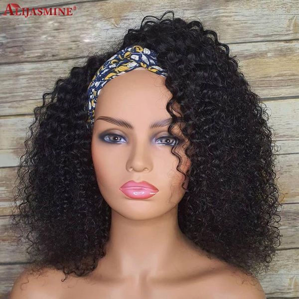 afro kinky curly wig headband wigs 150% 180% density curl human hair full machine made for black women remy1, Black;brown
afro kinky curly wig headband wigs 150% 180% density curl human hair full machine made for black women remy1, Black;brown
