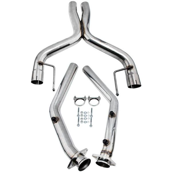 manifold & parts 1 set stainless steel 2.5"od catback exhaust x-pipe kit for mustang 4.6l v8 2005-2010
manifold & parts 1 set stainless steel 2.5"od catback exhaust x-pipe kit for mustang 4.6l v8 2005-2010