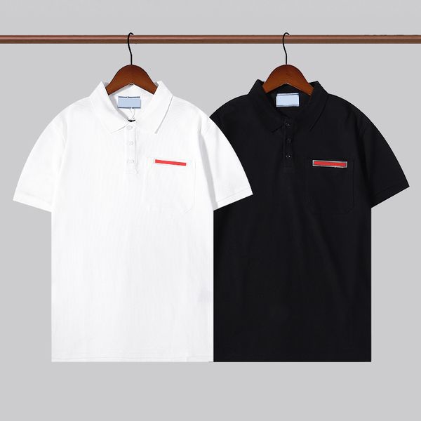 men polos designer fashion summer tees mens short sleeve solid color polo lapel tshirts letter printed t-shirts 2 colors, White;black
men polos designer fashion summer tees mens short sleeve solid color polo lapel tshirts letter printed t-shirts 2 colors, White;black