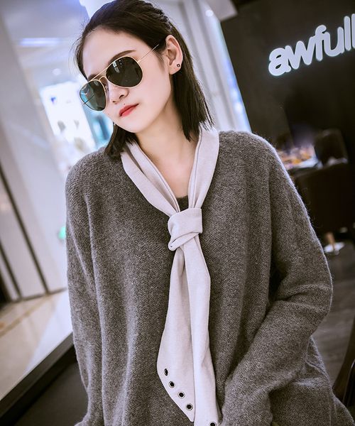 autumn winter long korean students wear small scarf female literature and art pure color warm, Blue;gray
autumn winter long korean students wear small scarf female literature and art pure color warm, Blue;gray